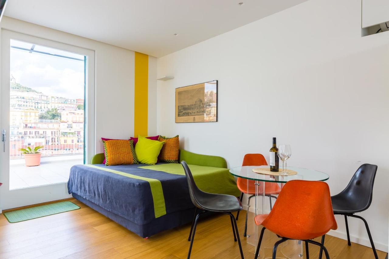 Seaview Terrace 360°& Elegant Loft Apartment เนเปิลส์ ภายนอก รูปภาพ